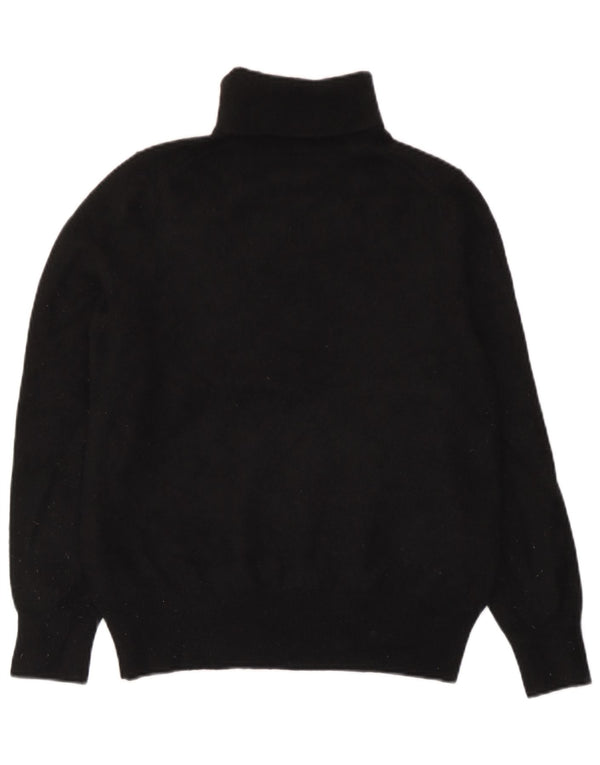 Marks & Spencer Pull col roulé pour femme UK 14 Grand cachemire noir