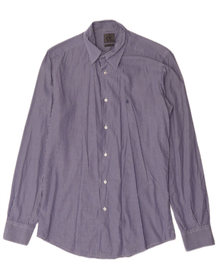 Calvin Klein Jeans Chemise Slim Fit Homme Bleu Rayé
