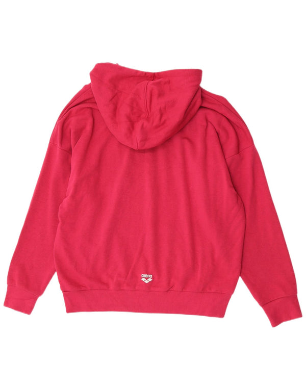 Arena Pull à capuche surdimensionné pour femme UK 46 Large Rose Coton