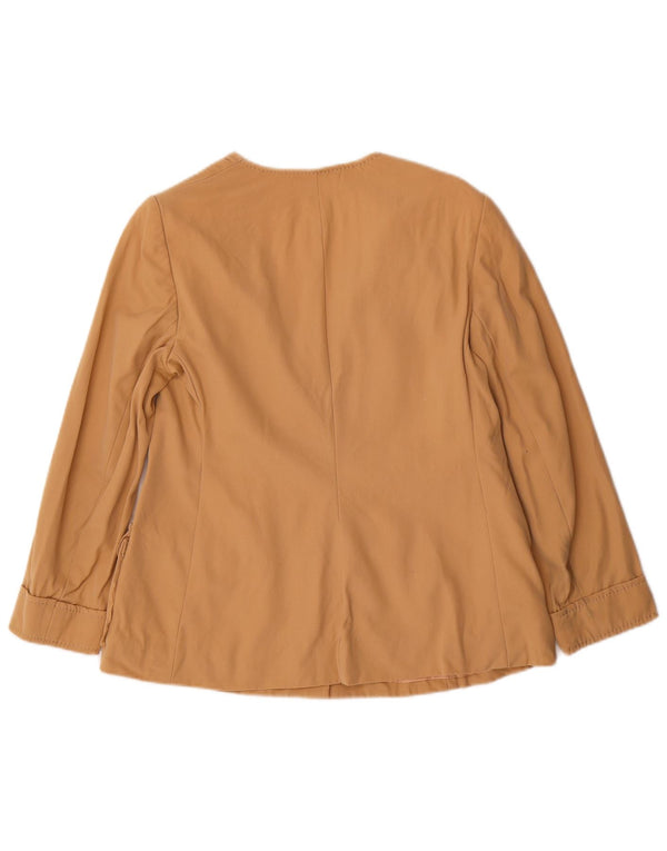 Louis Feraud Veste Blazer 5 Boutons Femme EU 48 2XL Laine Beige