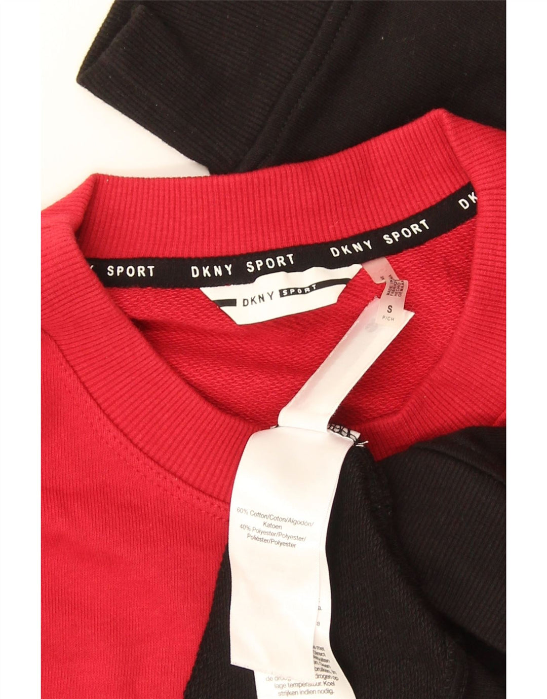 Dkny Sweat-shirt graphique pour femme UK 10 Small Multicolore Colourblock