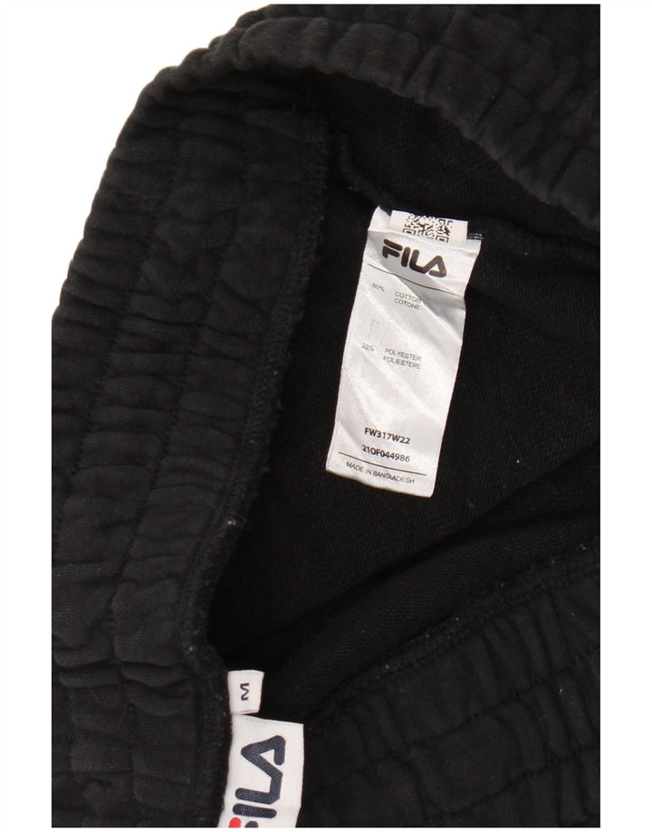 FILA Pantalon de survêtement pour femme Joggers UK 14 Medium Black Cotton