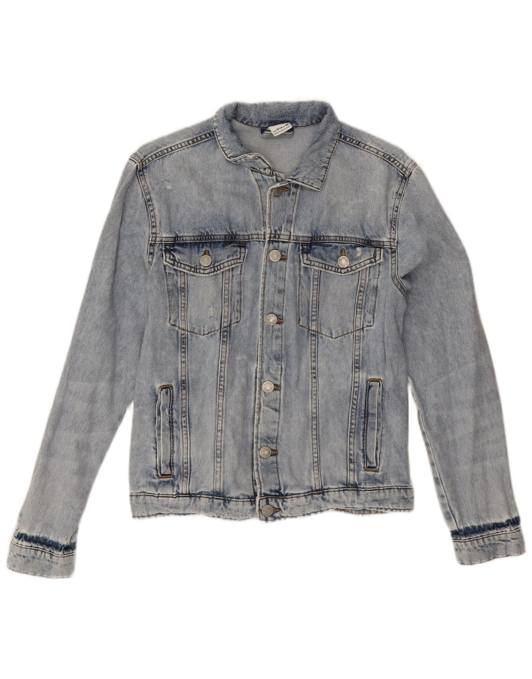 Veste en jean fille Zara 13-14 ans bleu coton