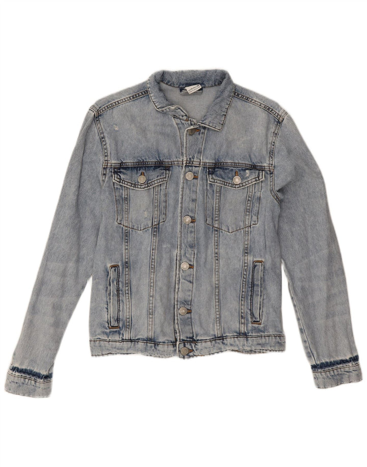 Veste en jean fille Zara 13-14 ans bleu coton