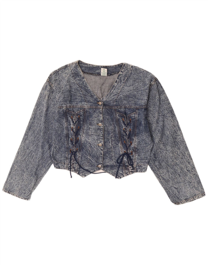 Veste en jean courte fille Canda 15-16 ans coton bleu