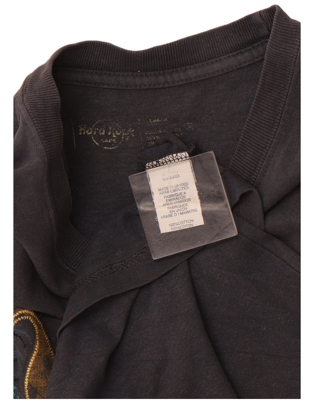 HARD ROCK Tee-Shirt Malta Graphic Homme Gris Moyen Coton