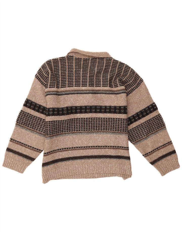 Bodoni Pull col polo homme XL laine beige