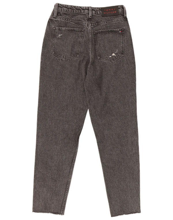 Tommy Hilfiger Jean fuselé Gramercy vieilli pour femme W26 L27 en coton gris