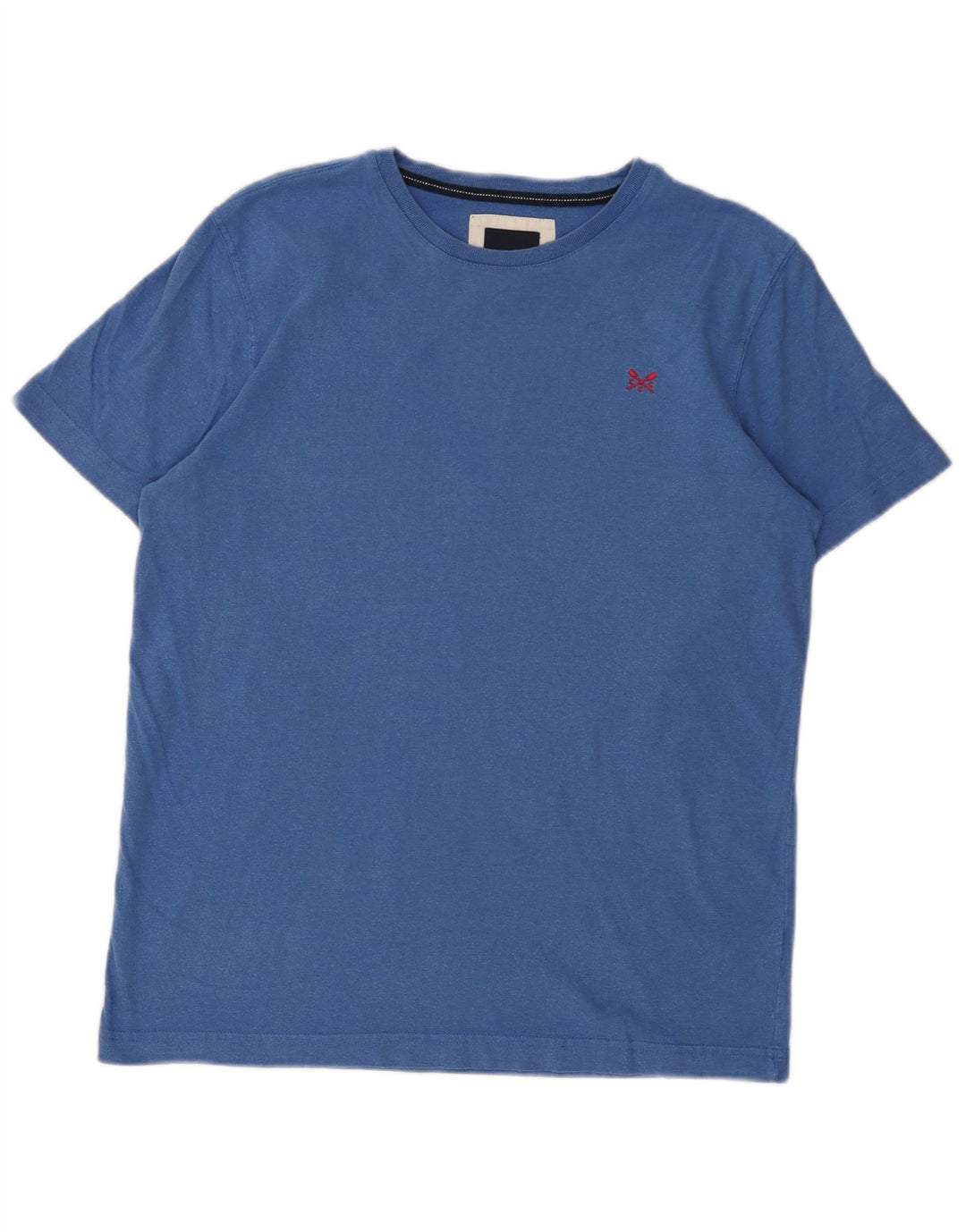 Crew Clothing T-Shirt Homme Bleu Moyen Coton