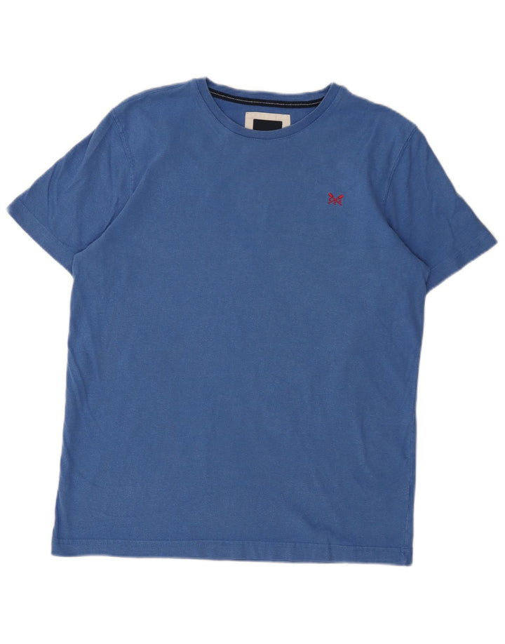 Crew Clothing T-Shirt Homme Bleu Moyen Coton