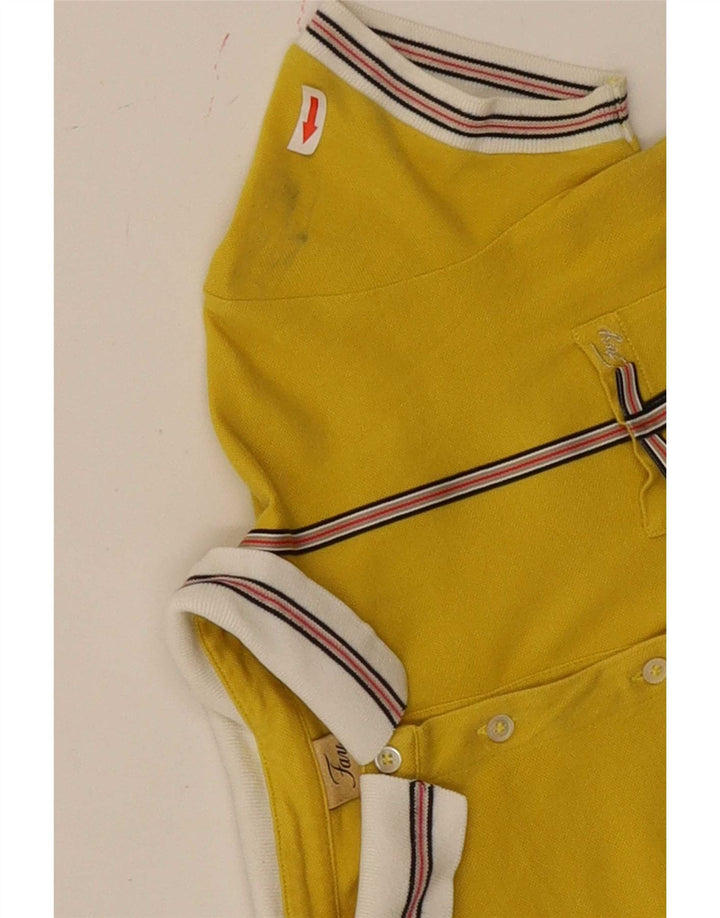 Fay Polo Femme UK 12 Jaune Moyen