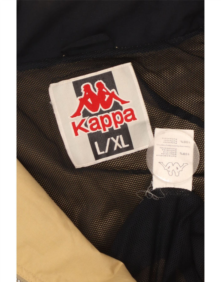 Kappa Veste de Pluie Homme UK 42 XL Beige Polyamide