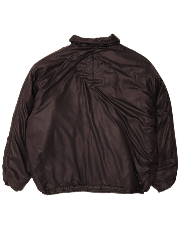 vintage Mens USA Veste rembourrée UK 42 XL Noir