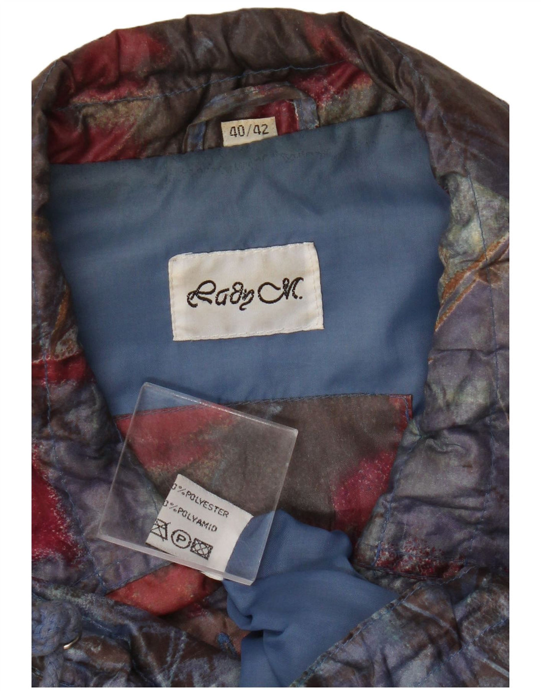 Veste coupe-vent femme vintage EU 40/42 Grand Multicolore