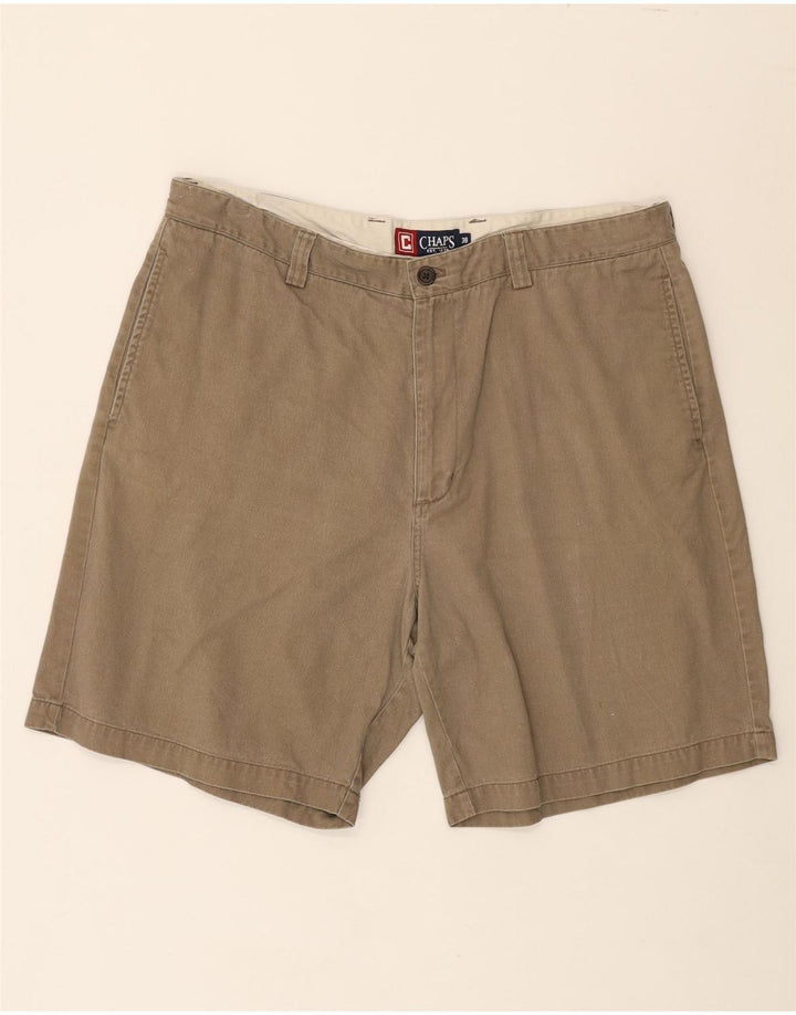 CHAPS Mens Chino Shorts W38 XL  Beige Cotton Vintage Chaps and Second-Hand Chaps from Messina Hembry 