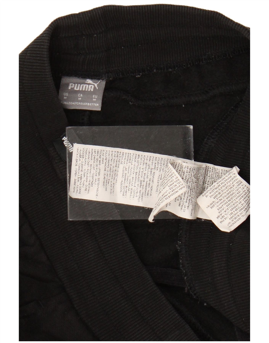 PUMA Pantalon de survêtement pour femme Joggers UK 44 Medium Noir Coton