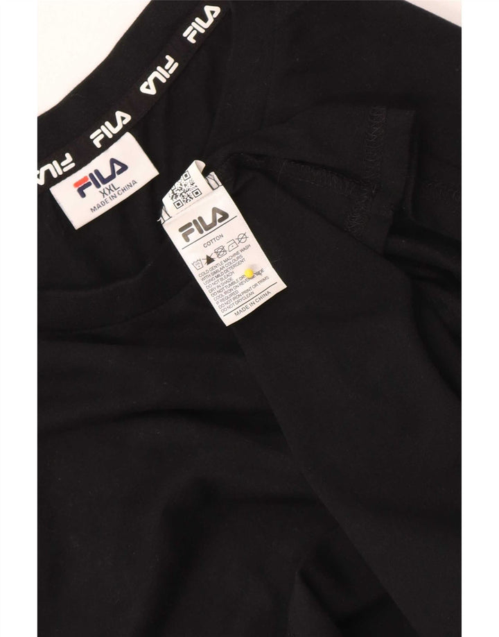Fila Débardeur Homme 2XL Noir Coton