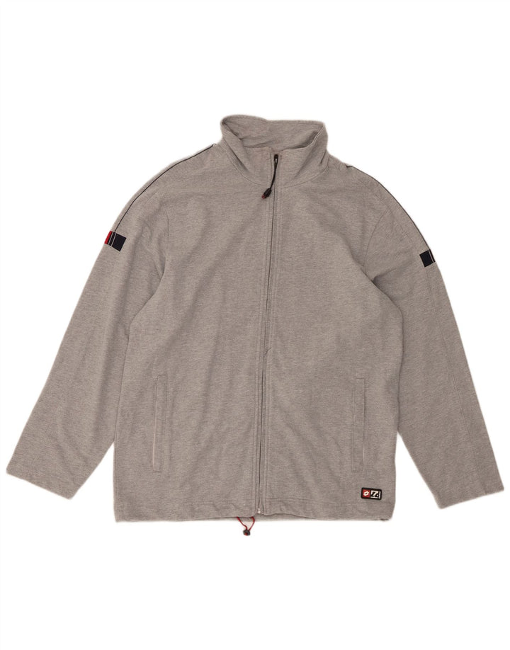 LOTTO Veste de Survêtement Homme Grand Gris Coton