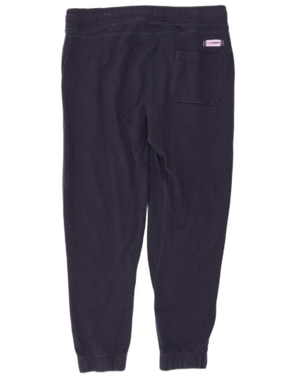 Blauer Pantalon de Survêtement Homme Joggers Large Bleu Marine Coton