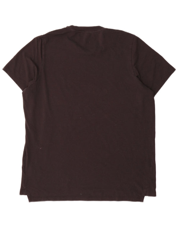 Adidas T-shirt à manches courtes pour homme XL Noir Polyester