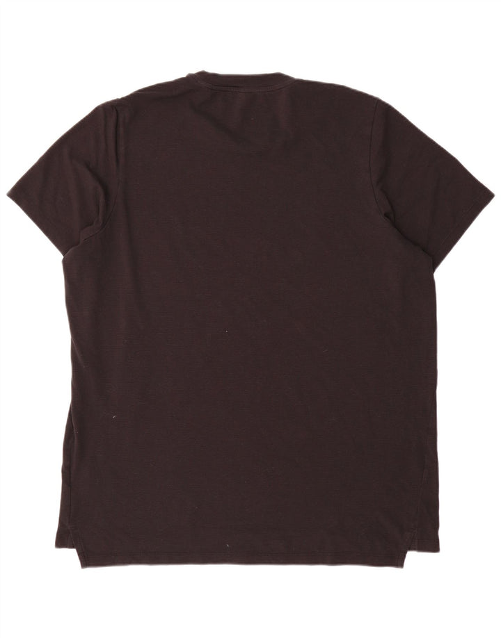 Adidas T-shirt à manches courtes pour homme XL Noir Polyester