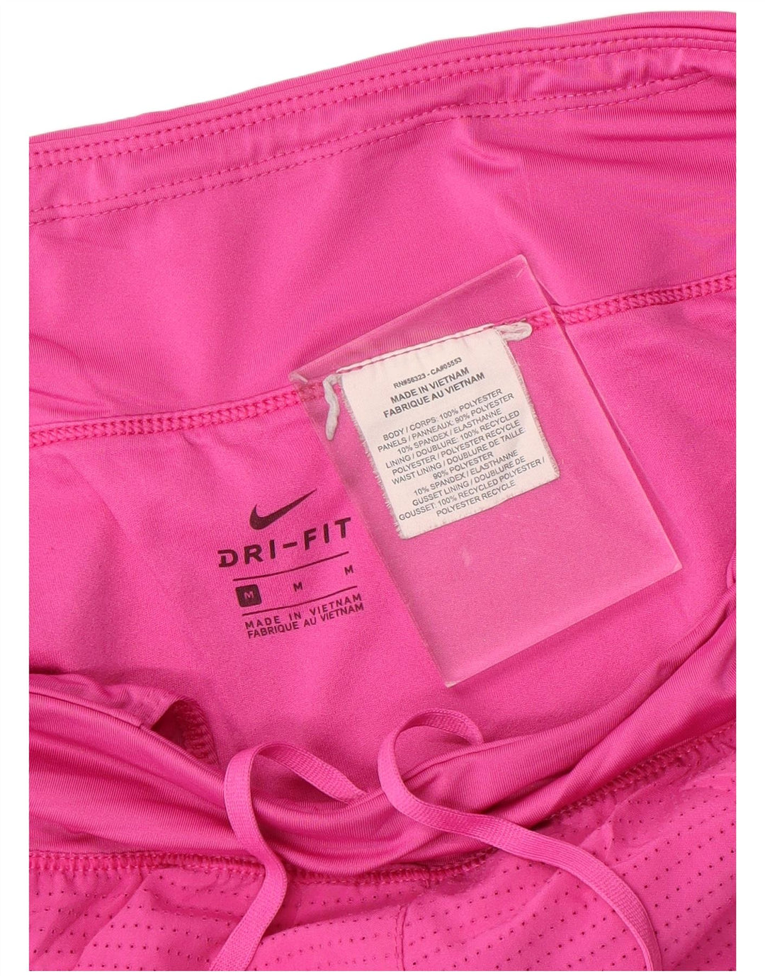 NIKE Short de sport Dri Fit pour femme UK 14 Polyester rose moyen