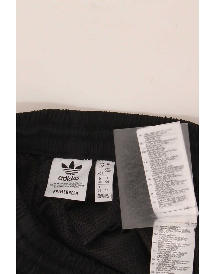 Adidas Short de sport pour femme UK 12 Medium Noir Polyamide