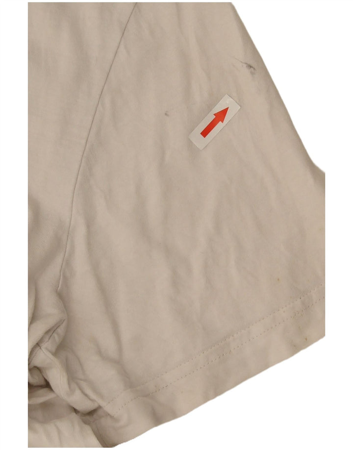 Puma T-shirt graphique pour hommes, grand, blanc, coton