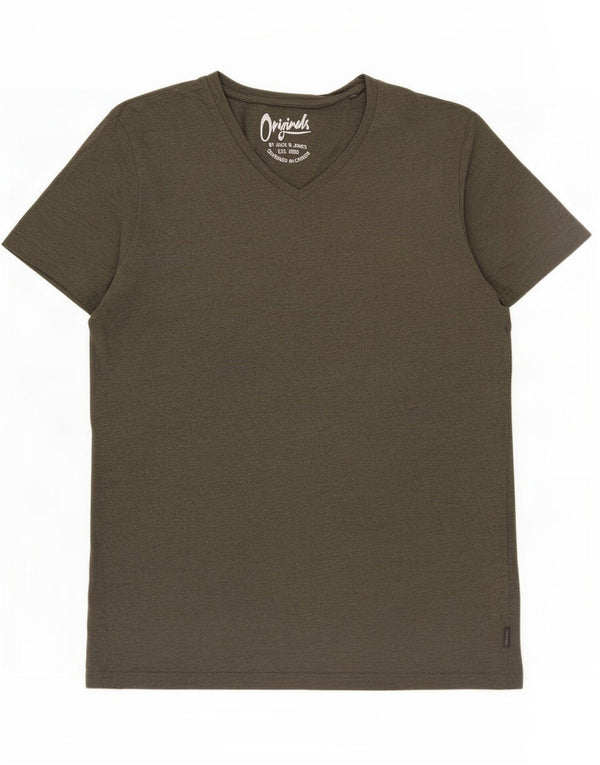 Jack & Jones T-Shirt Homme Kaki Large