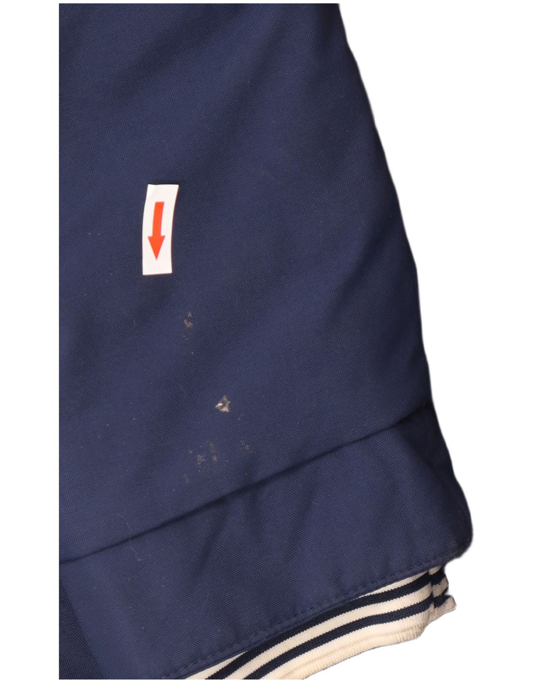Adidas Manteau rembourré à capuche pour homme UK 40 Large Bleu marine Polyester