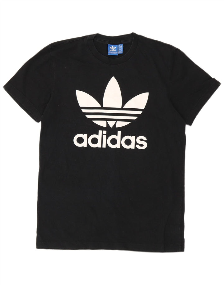 ADIDAS T-Shirt Graphique Homme Petit Noir Coton
