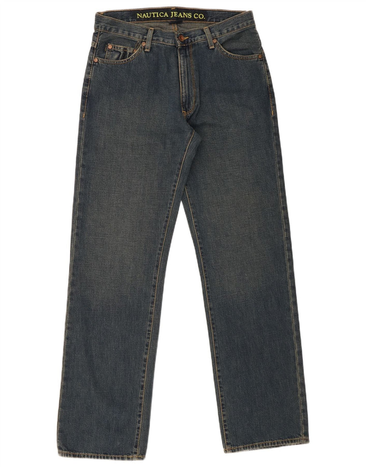 Nautica Jean droit homme W30 L32 bleu coton