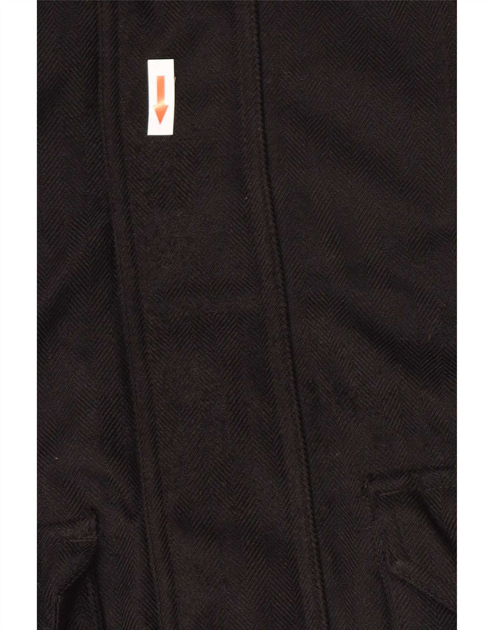Mountain Warehouse Manteau rembourré à capuche pour femme UK 10 Petit Noir Polyester