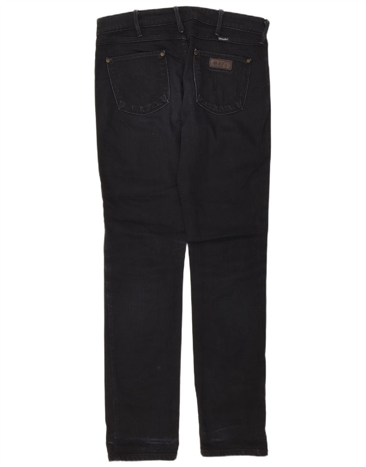 WRANGLER Womens Lia Slim Jeans W32 L34 Black Cotton