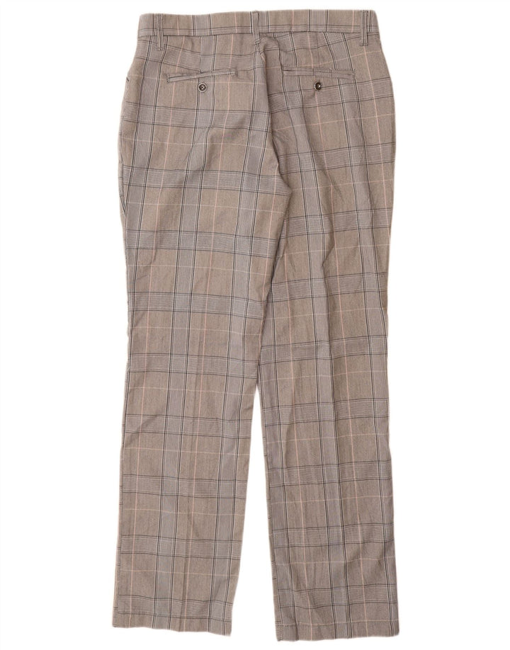 Lee Pantalon décontracté taille moyenne pour femme US 12 Large W32 L32 Gris Polyester