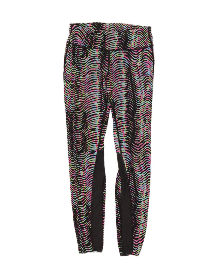 Nike Legging Dri Fit pour femme UK 12 Medium Multicolore Rayé Nylon