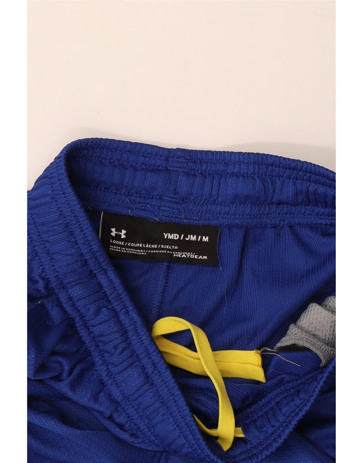 UNDER ARMOUR Short de sport Heat Gear Graphic pour garçon 9-10 ans Bleu moyen