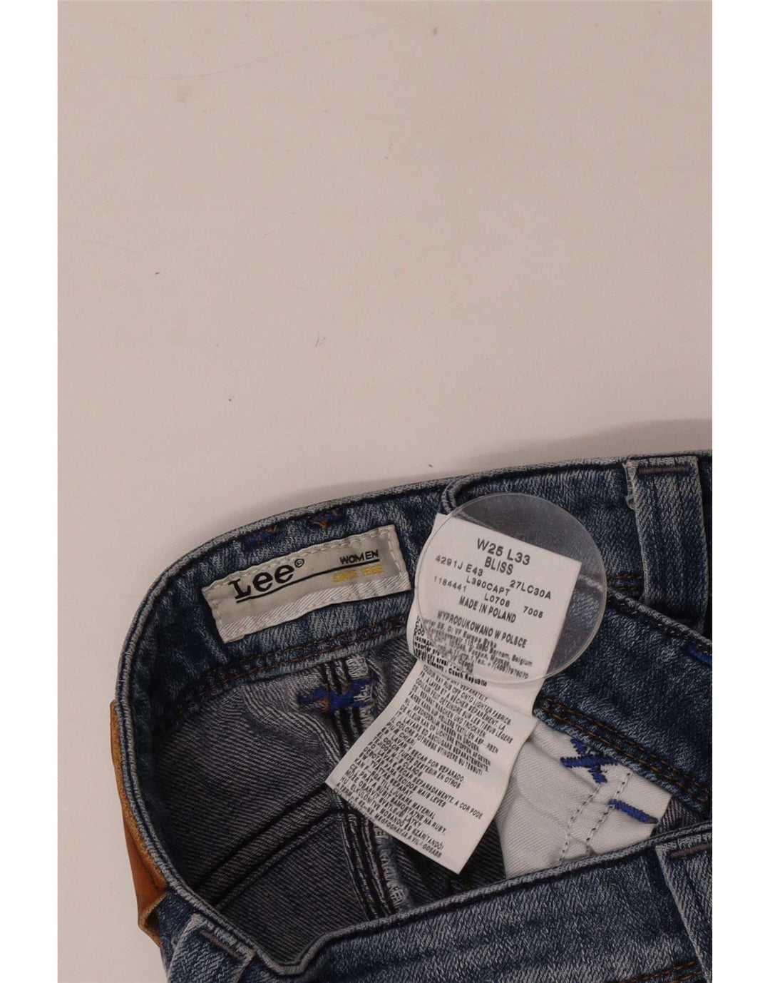 Lee Jean Bliss Bootcut Femme W25 L33 Bleu Coton