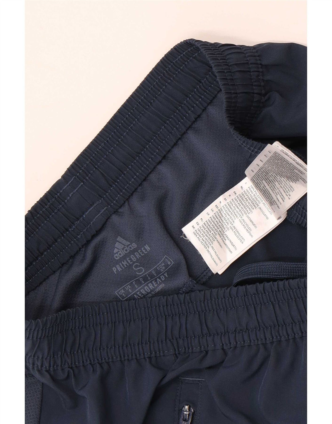 Adidas Short de sport Aeroready pour homme, petit, bleu marine, polyester