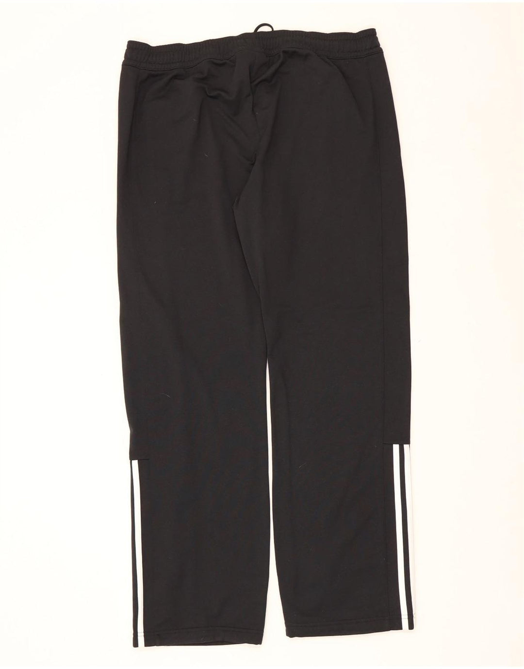 ADIDAS Mens Tracksuit Trousers UK 16/18 Large  Black Polyester Vintage Adidas and Second-Hand Adidas from Messina Hembry 
