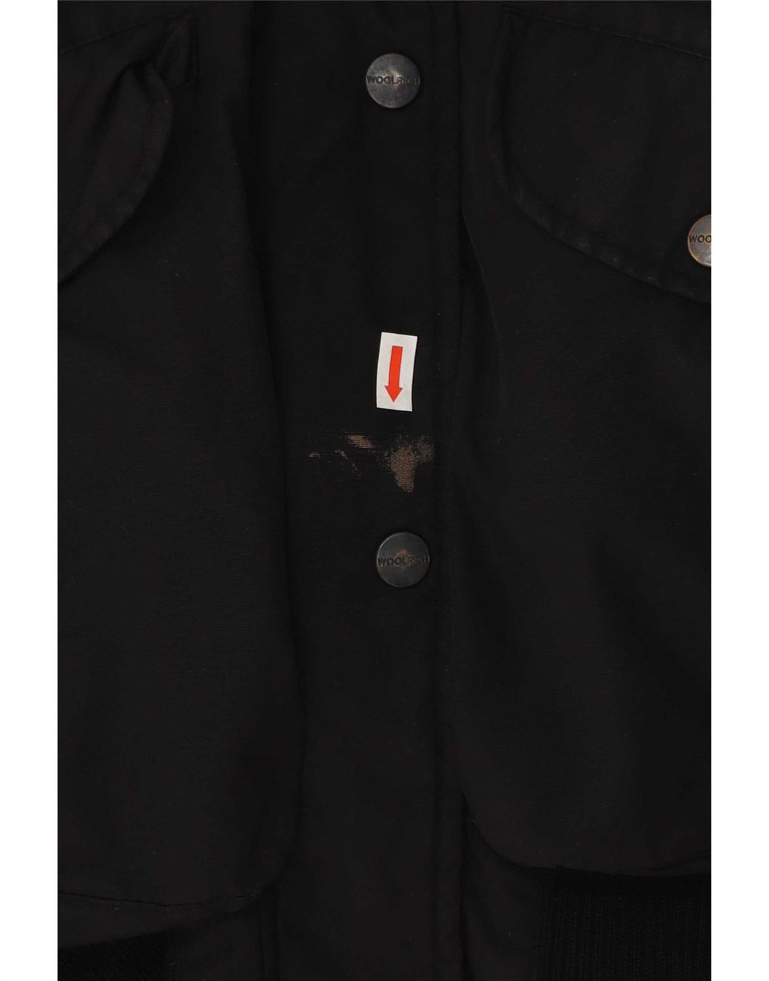 Woolrich Veste matelassée à capuche pour femme UK 44 Medium Noir Polyester