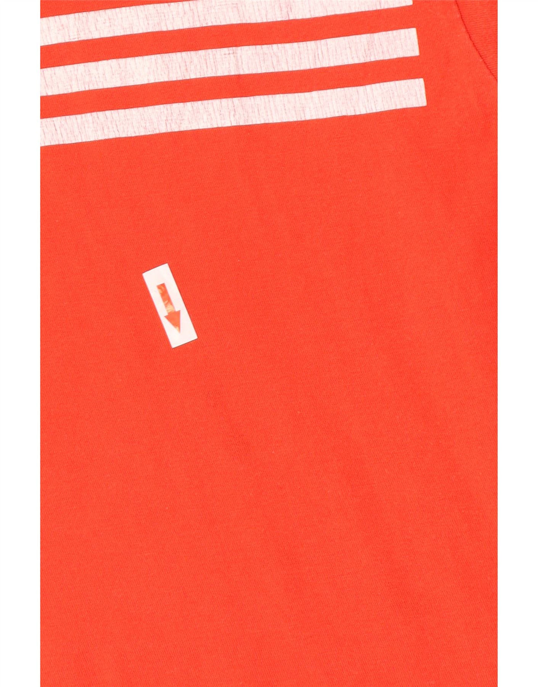 Adidas T-Shirt Graphique Homme Rouge Moyen Coton