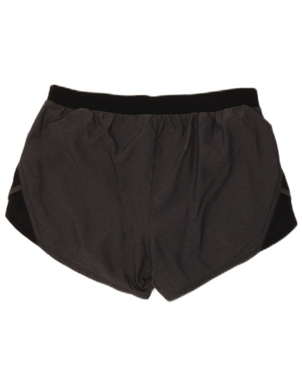 Under Armour Short de sport Heat Gear pour femme UK 14 Gris moyen Polyester