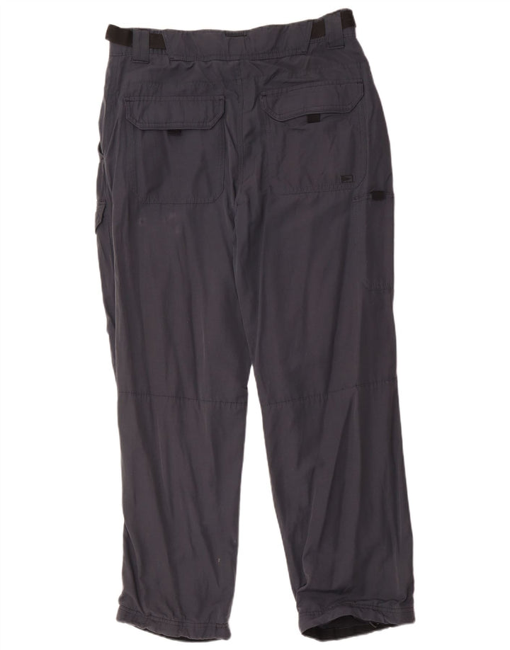 Marks & Spencer Pantalon Coupe-Vent Droit Homme W34 L31 Bleu Marine