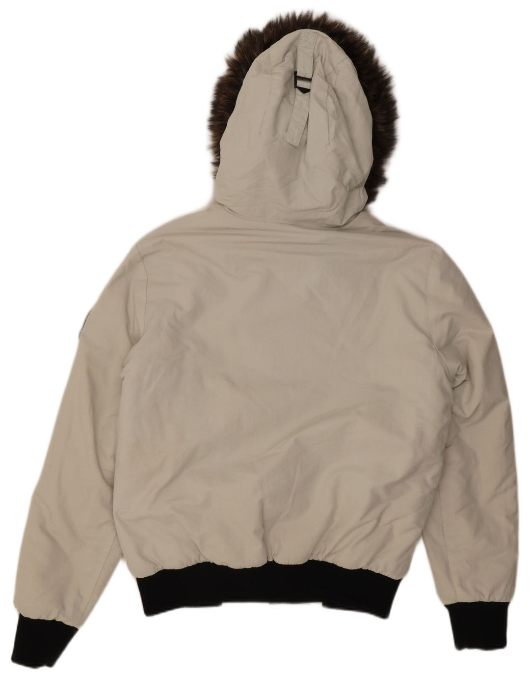 Superdry Hommes Everest Mountain Parka Bomber Jacket UK 40 Large Blanc