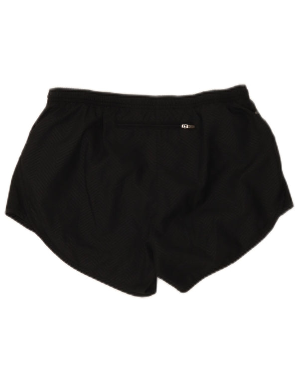 Nike Short de sport Dri Fit pour femme UK 10 Petit chevron noir en polyester