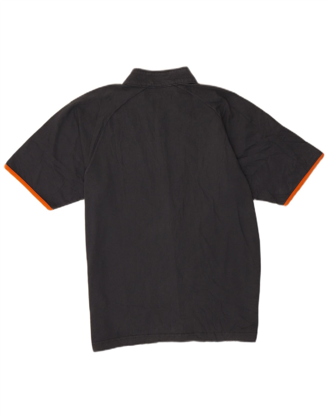 Champion T-shirt à col zippé pour homme, grand, gris, coton