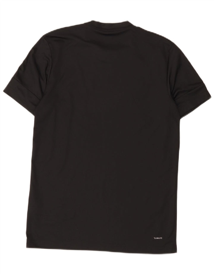 Adidas Hommes Climalite Graphic T-Shirt Haut Petit Noir Polyester