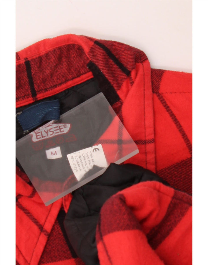 ELYSEE Chemise en Flanelle Lumberjack Homme Rouge Moyen en Coton à Carreaux