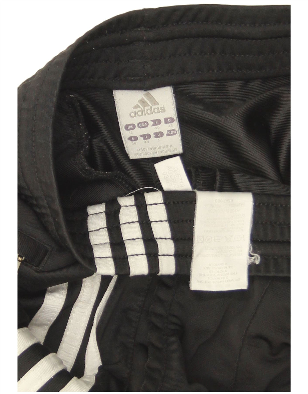 Adidas Pantalon de survêtement pour femme UK 12 Medium Noir Polyester